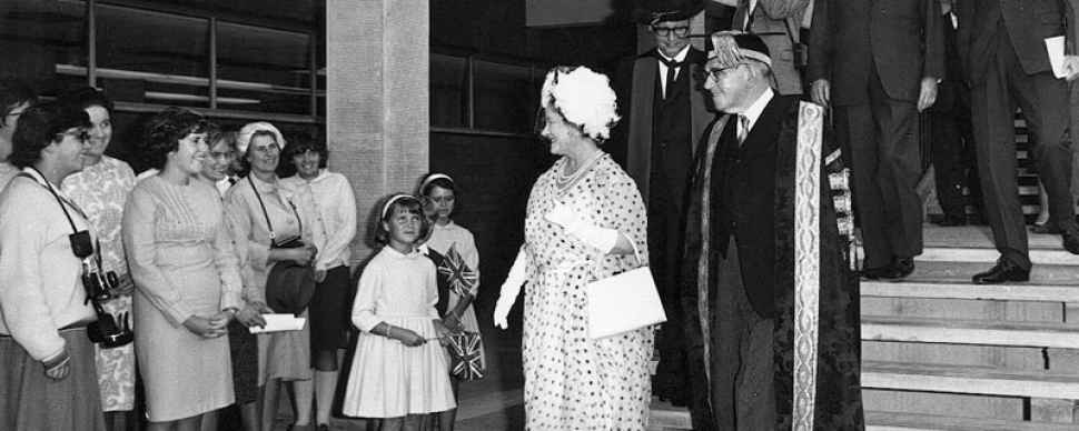 On the 25th of March 1966, Flinders University was officially opened by Her Majesty Queen Elizabeth the Queen Mothe