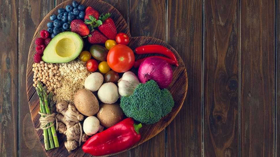 Bowl of fruit and vegetables