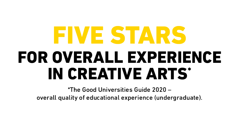 5 stars for overall experience in creative arts