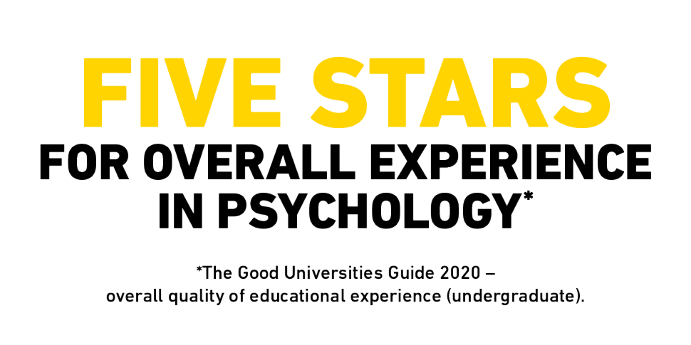 Five stars for overall experience in Psychology