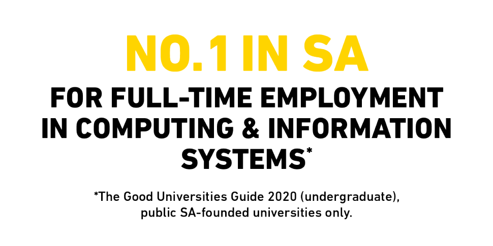 No. 1 in SA for full-time employment in Computing & Information Systems