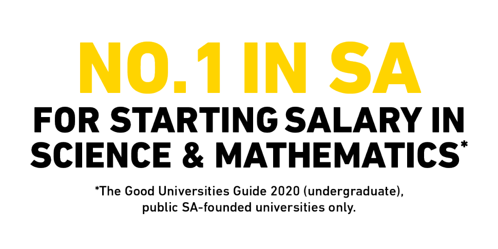 No. 1 in SA for starting salary in Science & Mathematics