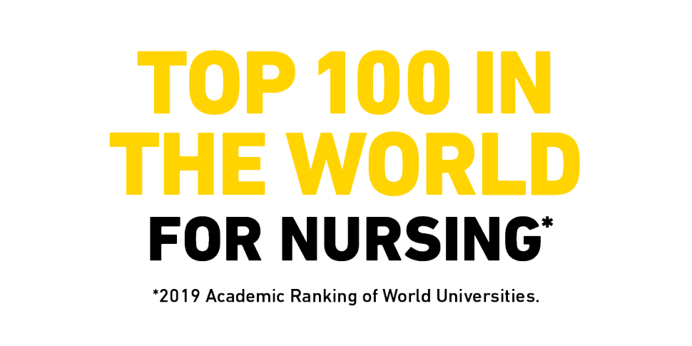 Top 100 in the world for Nursing