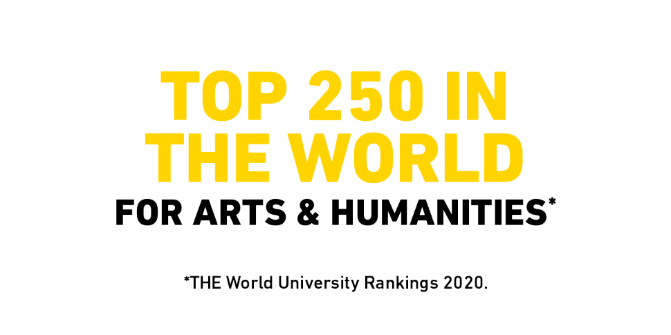 Top 250 in the world for Arts & Humanities 