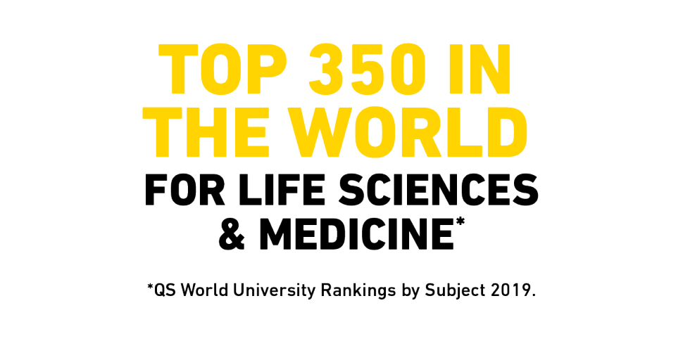 Flinders is ranked #317 in the world for Life Sciences & Medicine