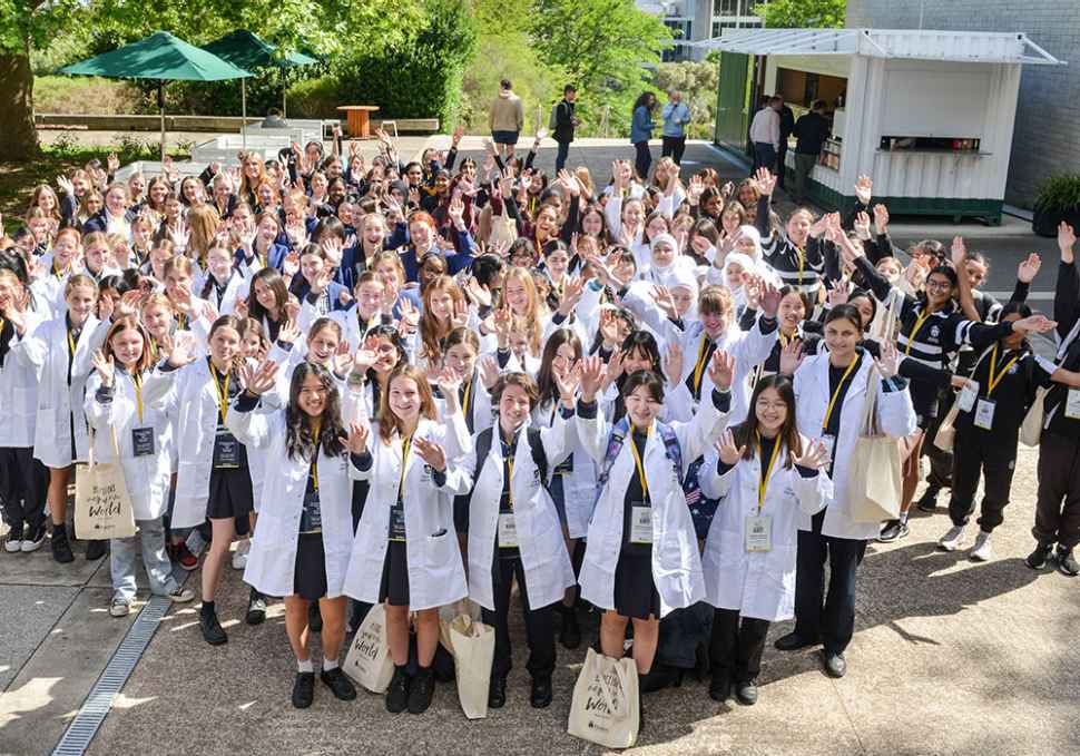 Year 9 students at the STEM conference 2023