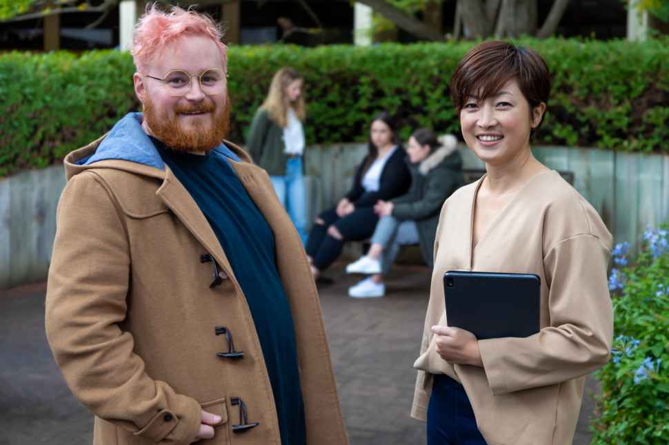 Social Work Placement Student with Lecturer