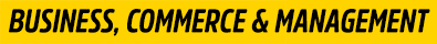 Link to Business, Commerce & Management webpage