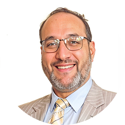 A professional headshot of Second Year Coordinator Dr Omar Smadi in front of a white background